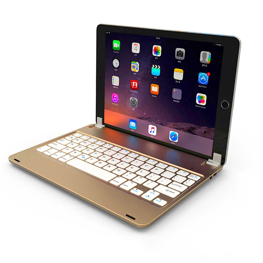 Беспроводная Bluetooth клавиатура VOBERRY 3 0 Ipad чехол 9 7 дюйма с usb кабелем для Apple IPad 5 6 Pro