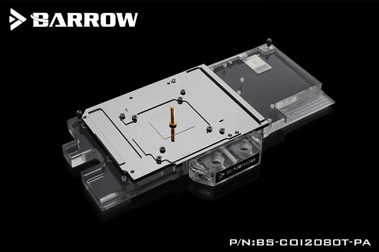 Барроу полное покрытие GPU водяной блок для красочного iGame RTX 2070 2080 Ti Vulcan X OC Aurora материнская плата синхронизация AURA BS-COI2080T-PA