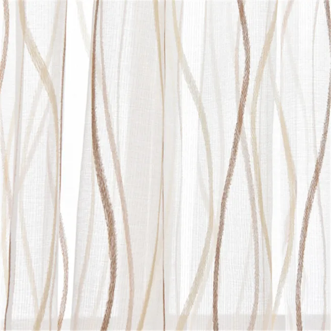 

Шторы MAKEHOME шифоновые полосатые