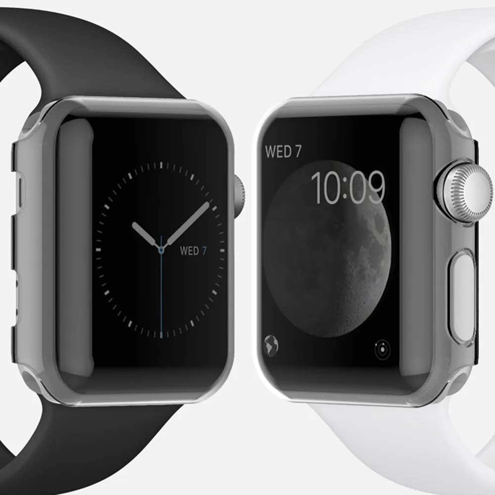 OSRUI Watch PC Frame защитный чехол для Apple band 44 мм 40 iwatch series 4 цветной с покрытием замена