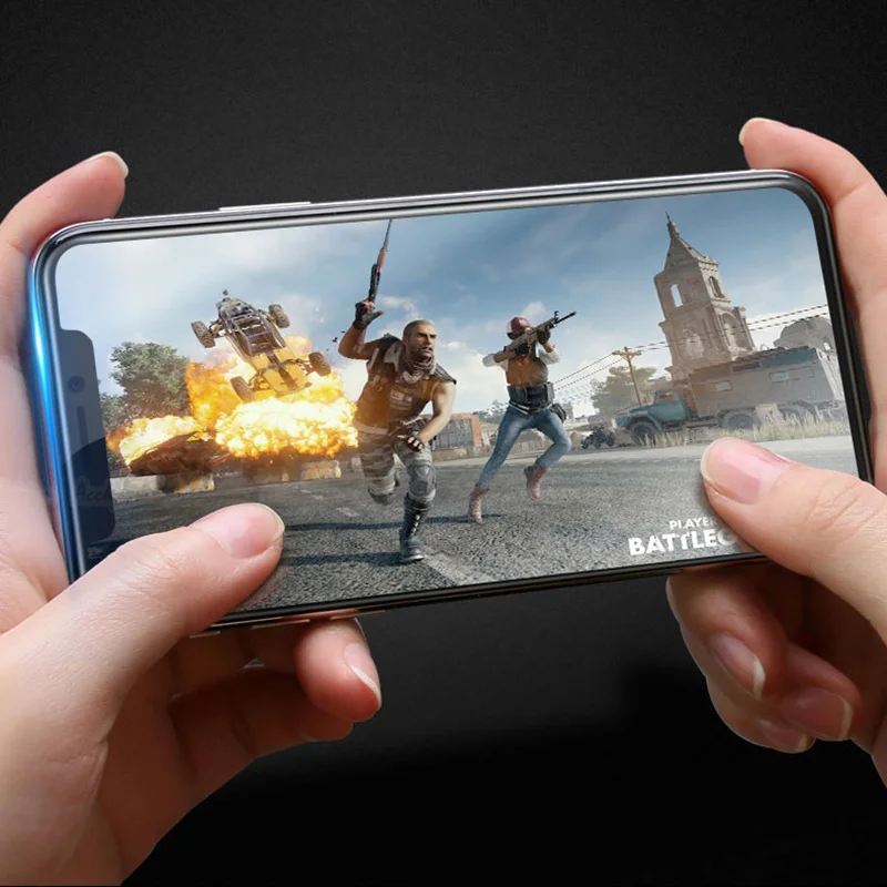 UVR для iPhone XR XS Max матовое стекло для Apple iPhone 11 Pro Max XSMax с черно-белыми краями закаленное стекло для защиты экрана