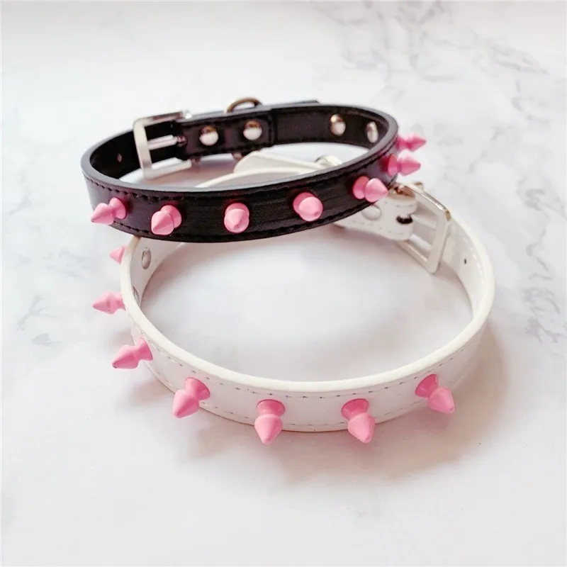 OJBK сексуальные панк Модные ювелирные изделия ожерелье шипованные розовые