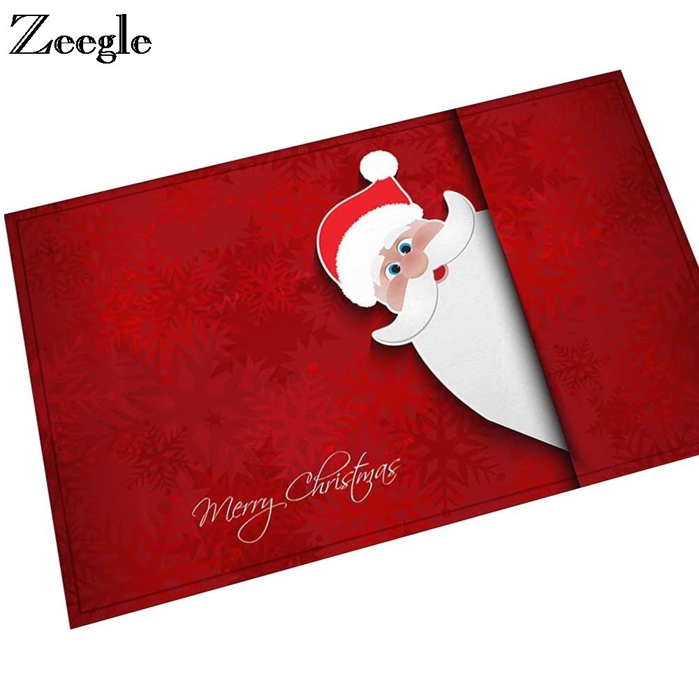 Zeegle коврики наружные рождественские коврик для детей ковер Нескользящие