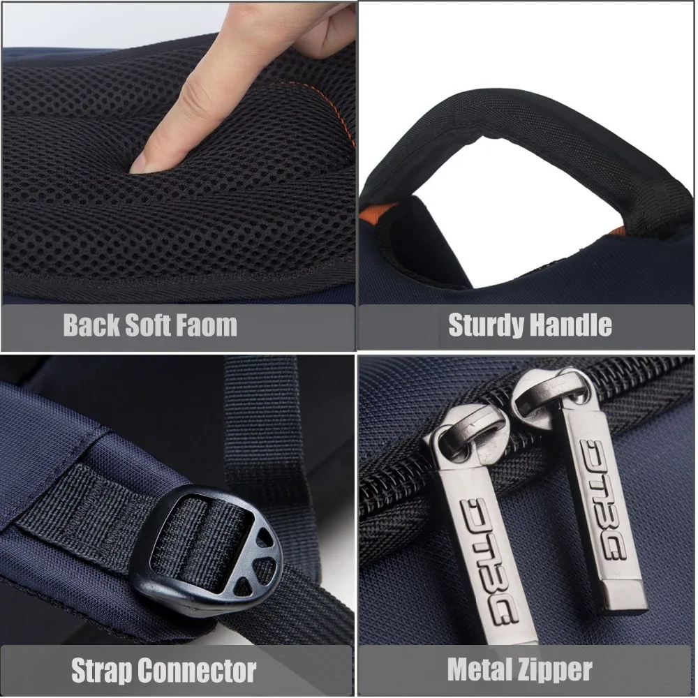 2019New Анти Вор модный мужской рюкзак Многофункциональный Водонепроницаемый 15 6 до