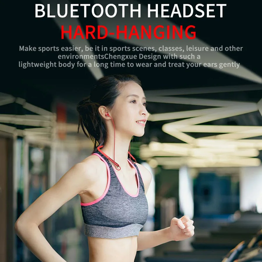 Беспроводные наушники Orunjo Q30 bluetooth гарнитура с шумоподавлением шейные спортивные