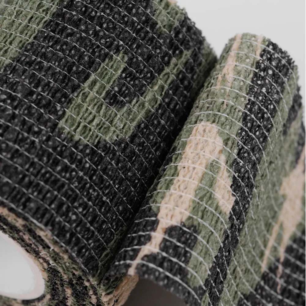 

5cmx4.5m Durable Army Camo Outdoor Hunting Shooting Tool Camouflage Stealth Tape Waterproof Wrap tape Camouflage Reusable