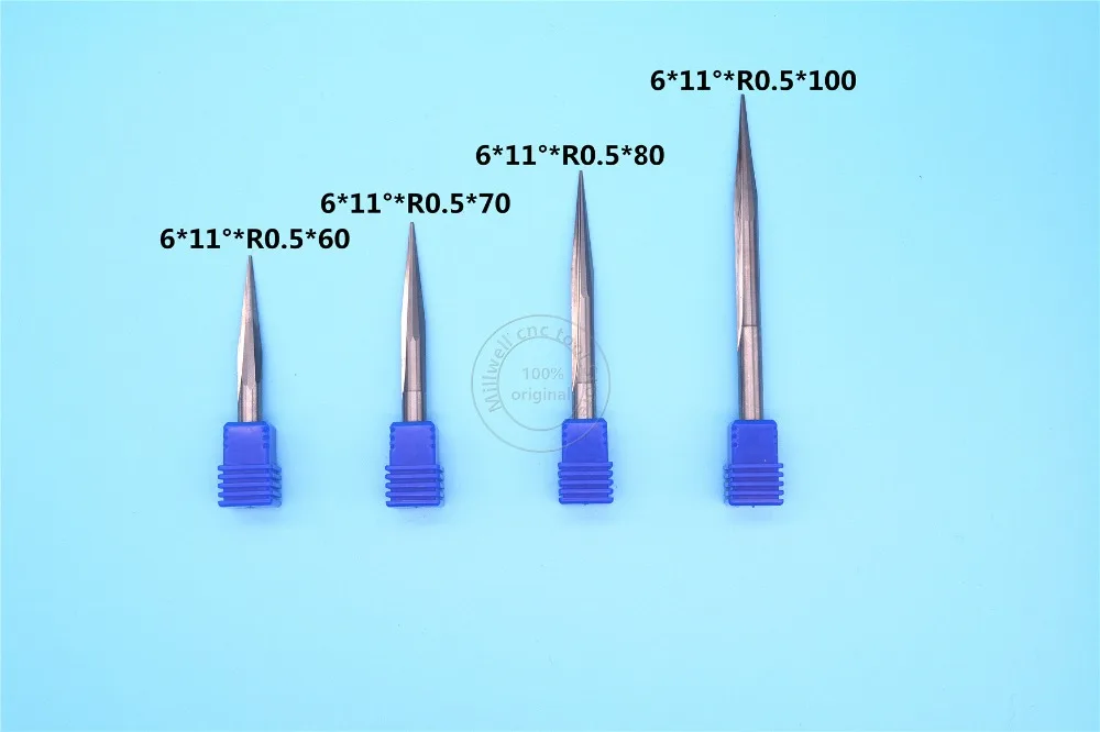 6 мм shank-1PCS, ЧПУ карбида вольфрама Концевая фреза, деревообрабатывающие вставки фрезы, конические сферические концевые фрезы, глубокий рельеф, pvcMDF