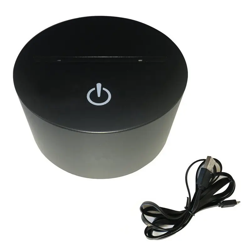 3D Модель гитары укулеле ночник 7 изменений цвета светодиодная настольная лампа