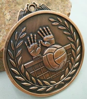 communication abilityself confidence developing volleyball medals and brass medal for custom kindergarten school sports game