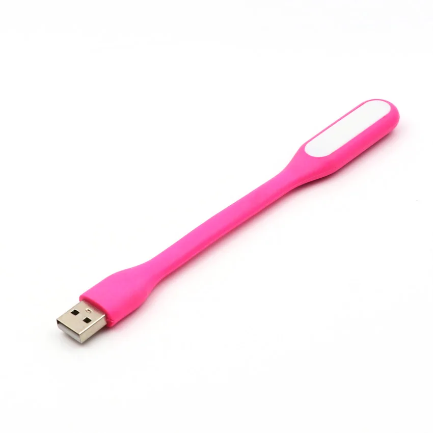 Гибкая портативная Светодиодная лампа для внешнего аккумулятора USB 5 в 1 2 Вт