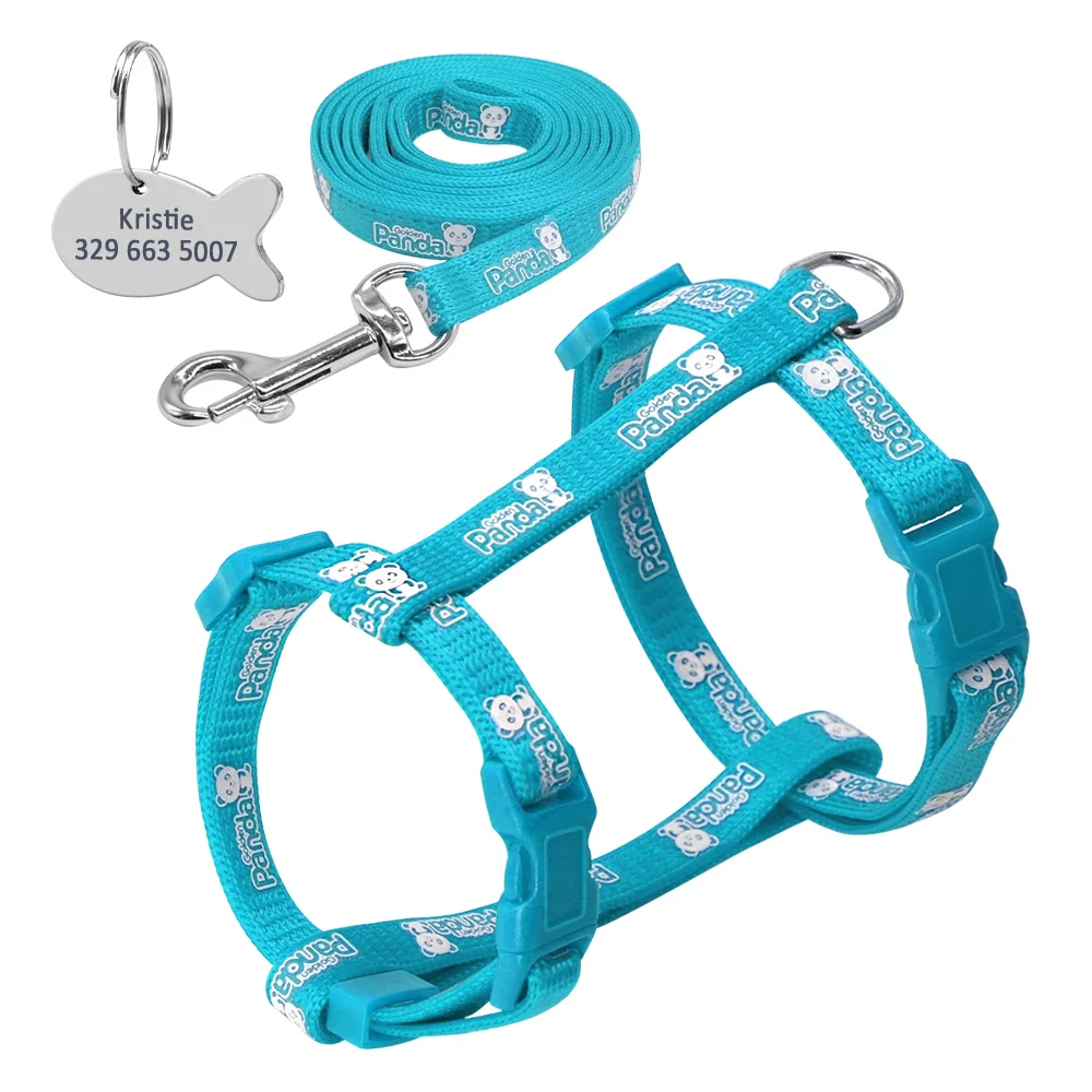 Регулируемый нейлоновый Светоотражающий Поводок для кошек и щенков|cat belt|cat harness