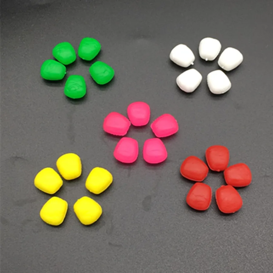 

40xCarp fishing floating soft corns eco-friendly artifical fake corns pop-up baits Soft Bionic Simulation Lures
