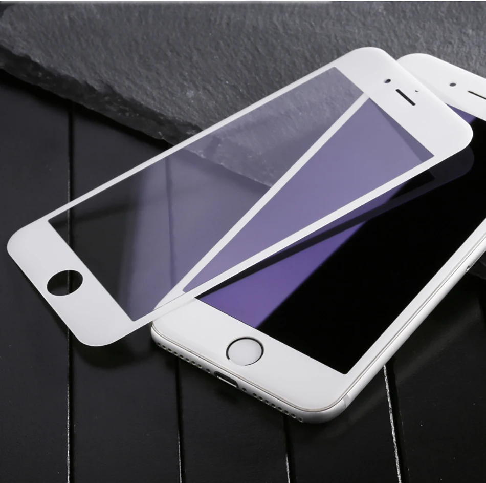 Baseus 0,23 мм Защитная пленка для экрана для iPhone 8 8 plus, тонкое закаленное стекло для iPhone 7 7 plus, пленка на весь корпус, Защитное стекло для экрана