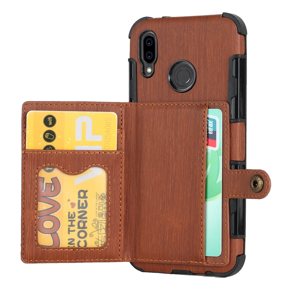 Роскошный кожаный бумажник Hawei P30pro, защитный чехол на заднюю панель для huawei P20 P30 Pro Mate10 Mate20 Lite Y6 Y7 Y9