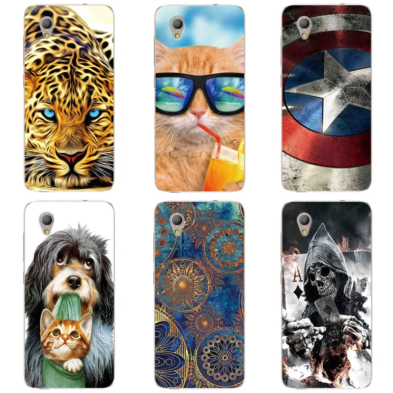 For Alcatel 1 1C 1X 3 3C 3X Case Mobile Phone Back Cover Tiger Animal Protective |
