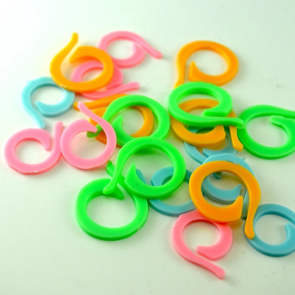 20 шт./лот 2 размера высокое качество разные цвета мини держатель для вязания зажим