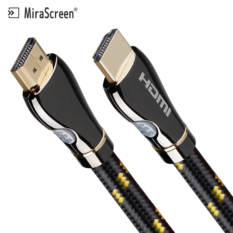 Кабель HDMI к 2 0 кабель 4 K для Xiaomi модуль переключателя Nintend PS4 телевидения ТВ