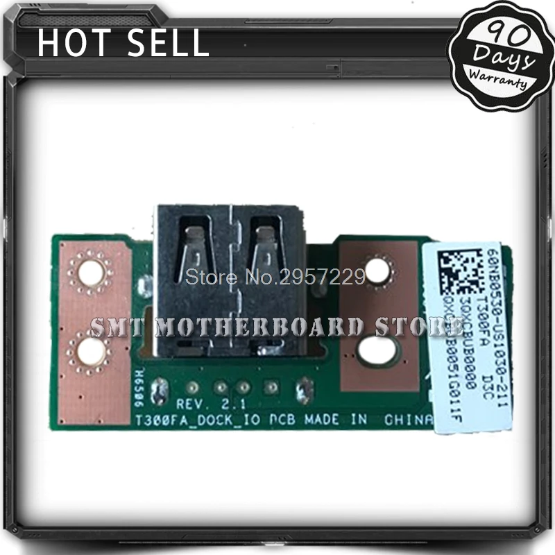 Для For Asus T300 T300F T300FA T300FA-dOCK-IO PCB ноутбук аудио USB IO Плата интерфейса хорошо