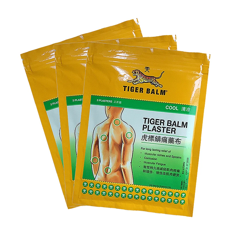 9 Patches Original Tiger Balm Cool Patch body massage Plaster Relief Muscular Aches |