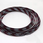 Сетка из змеиной кожи, нейлоновая плетеная изоляционная плетеная оболочка, плотная, черная, белая и розовая, 1-50 метров