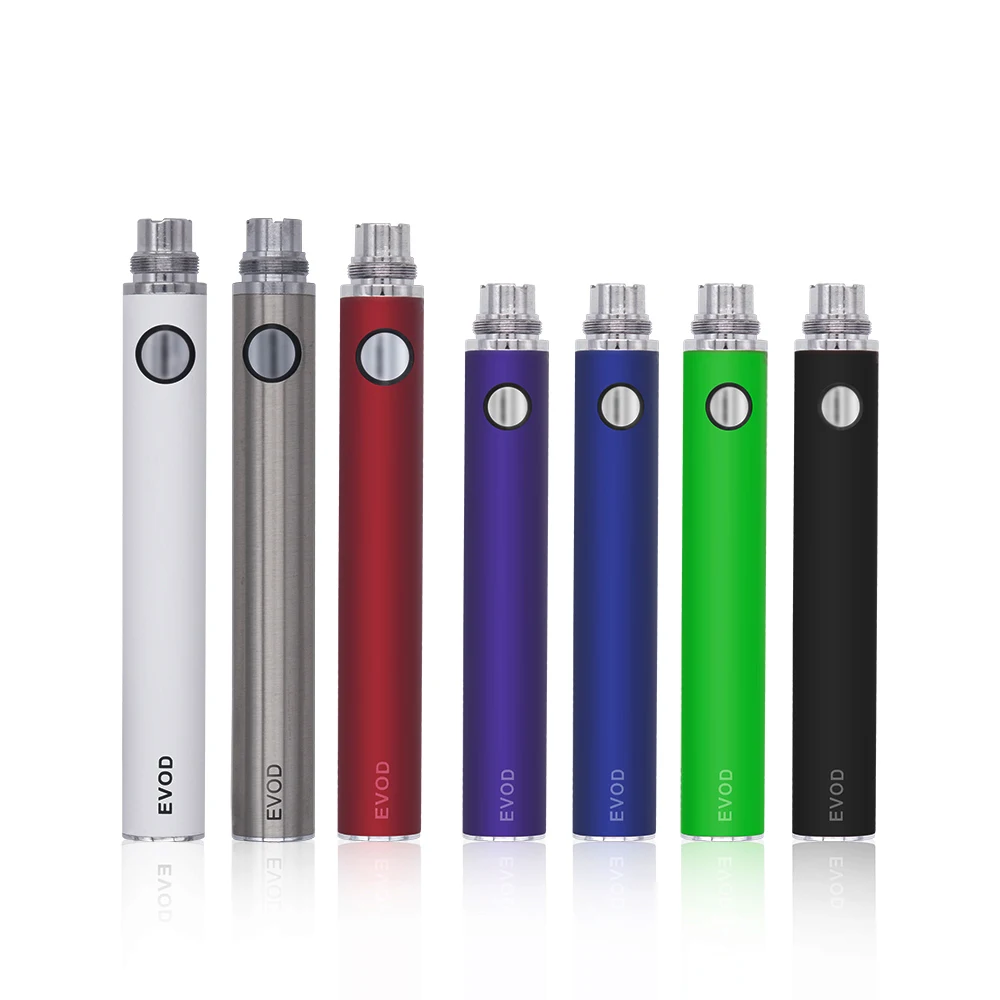 

5pcs evod battery 1100mah vaporizer ego vape 510 Thread battery fit for ce4 ce5 mt3 e cigarette atomizers vaper pen