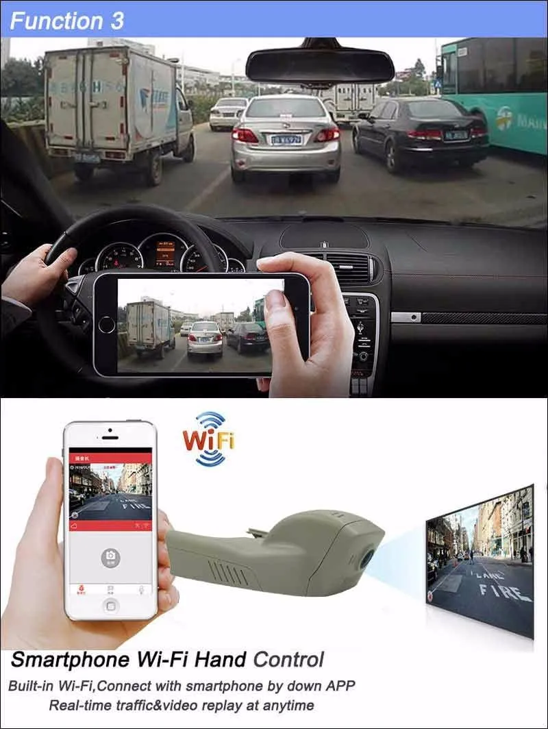 BigBigRoad автомобиля видео Регистраторы Wi-Fi DVR для Mercedes-Benz CLA GLA 260 180 200 220 A180 A200 A250 низкой версии
