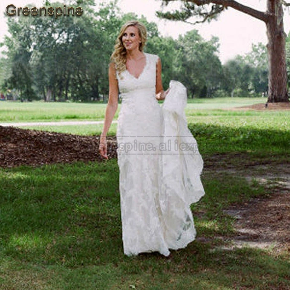 Простое кружевное платье-Русалка Vestido Novia Sirena Элегантное свадебное платье с