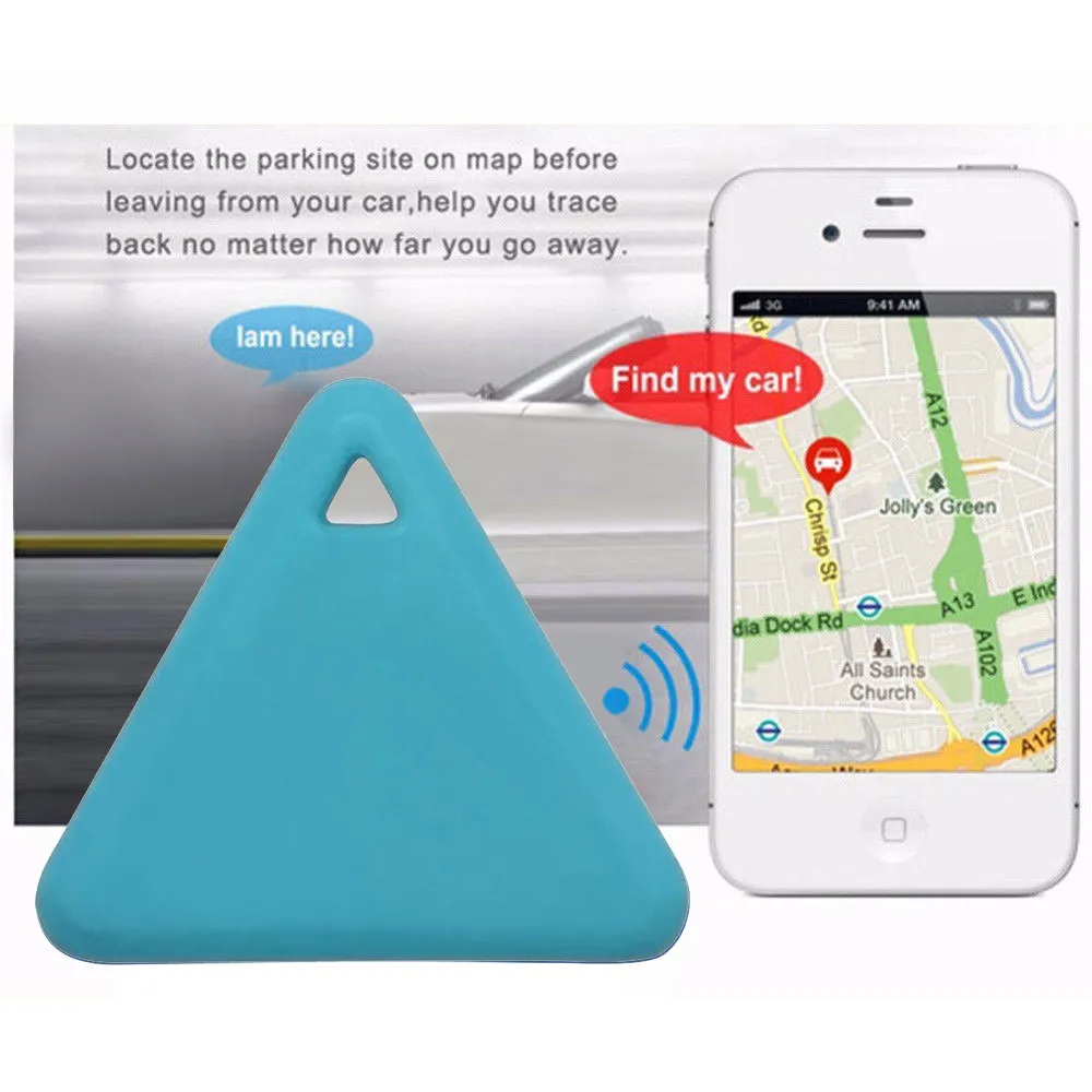 

Pets Smart Mini GPS Tracker Anti-Lost Waterproof Bluetooth Tracer Triangle Keys Wallet Bag Kids Trackers Finder Equipment 23