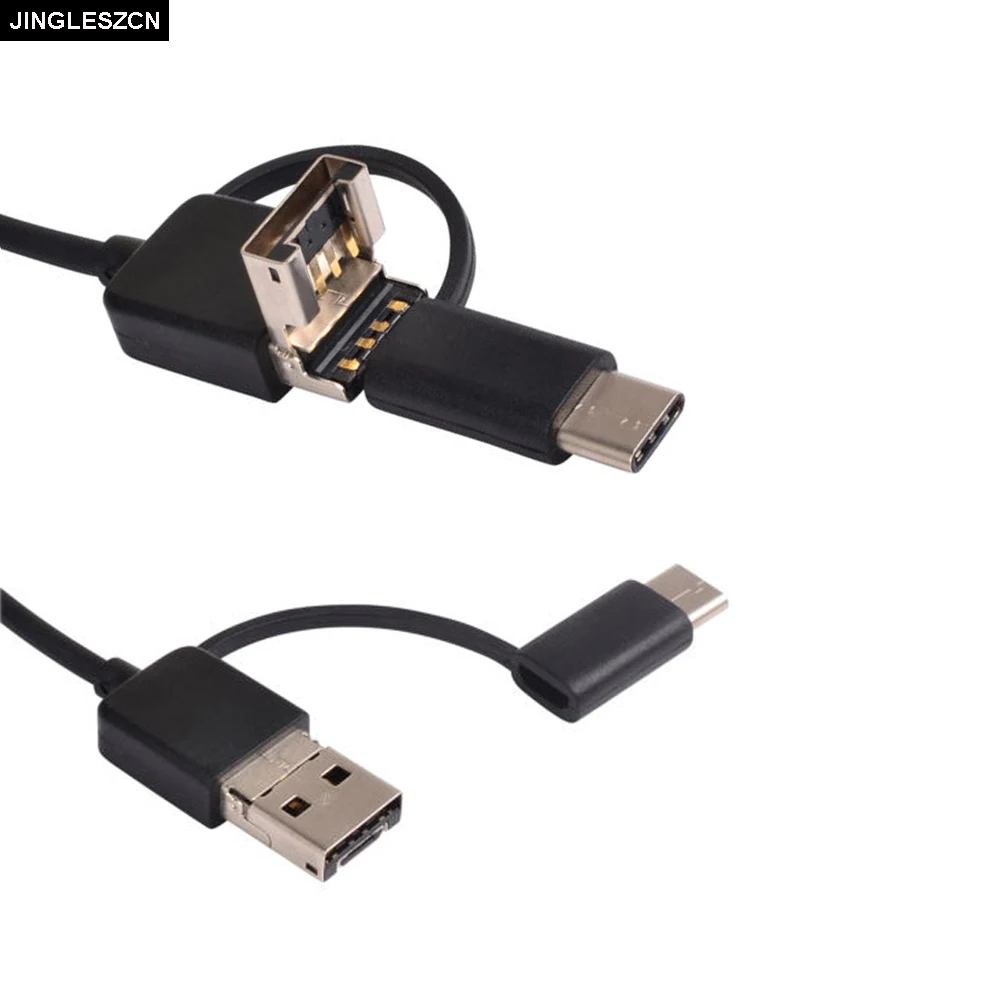 Высокое качество 3 в 1 USB Android эндоскоп камера 8 мм объектив IP67 Водонепроницаемый 6