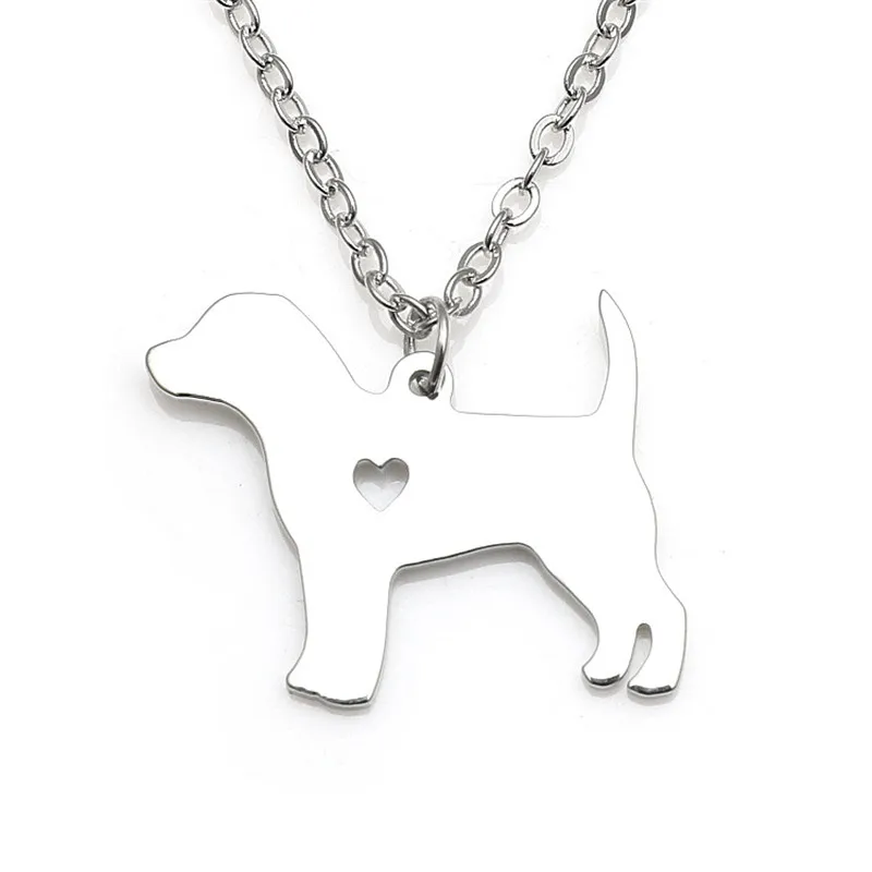 Ожерелье с подвеской в виде сердца из нержавеющей стали 304|heart pendant|beagle necklaceheart pendant