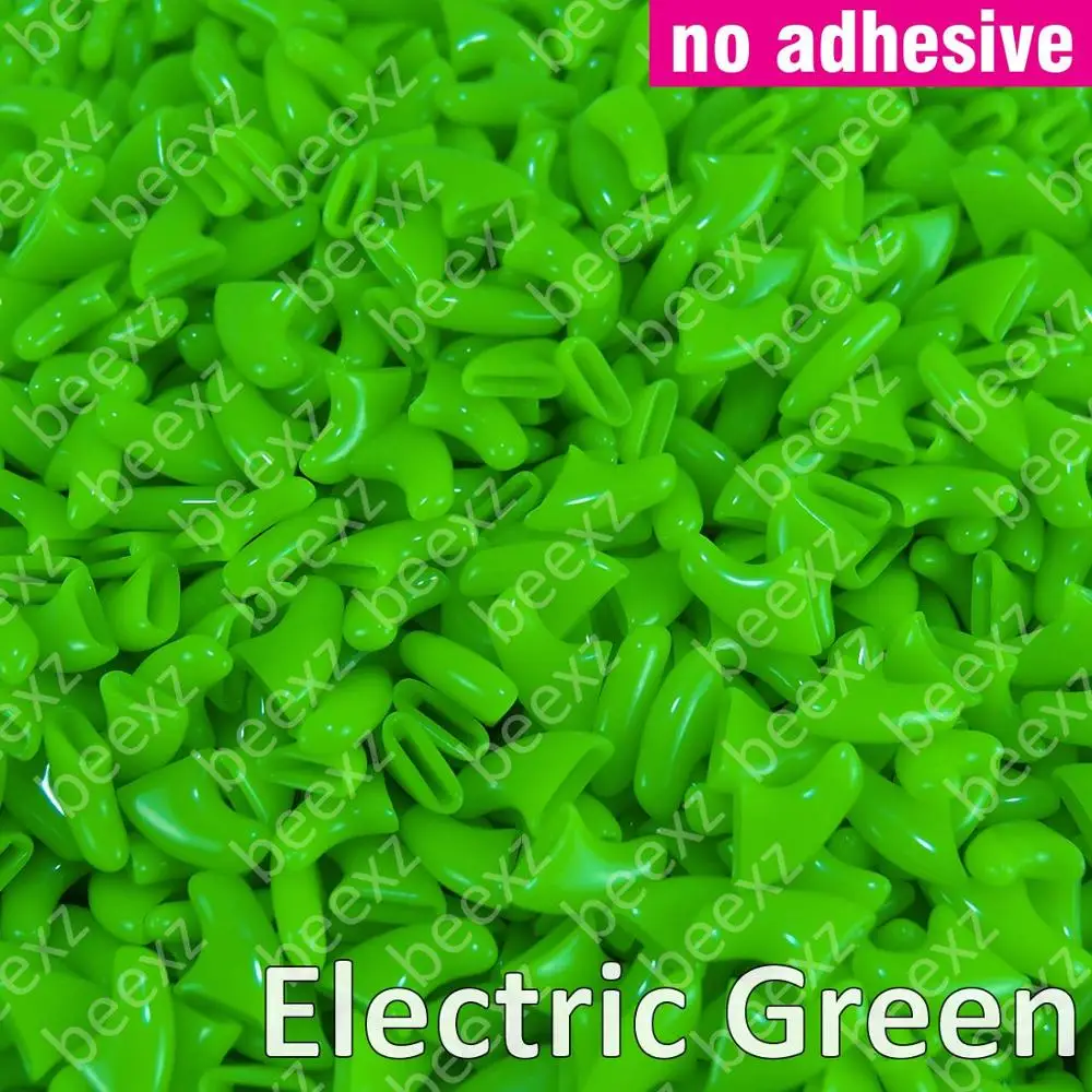 EGreen (no adhesive) 20шт-мягкие колпачки для ногтей для кошек/* XS, S, M, L, cover, cat, paw, claw, zet*/ - Цвет: EGreen (no adhesive)