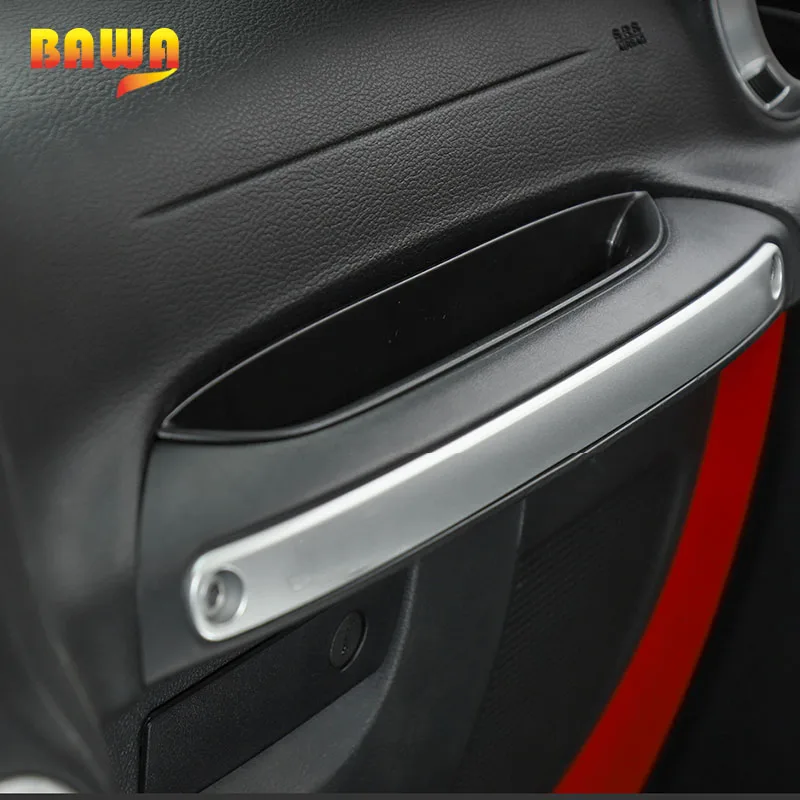 BAWA автомобильный ящик для хранения поручней для Jeep Wrangler JK 2011- со-пилот подлокотник коробка держатель Контейнер аксессуары