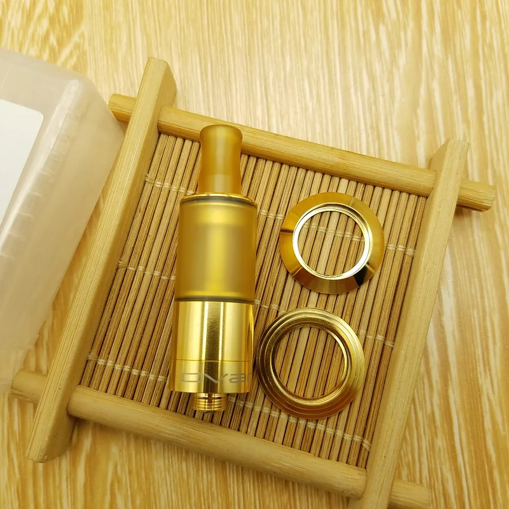 Dvarw MTL Style Mini 16 мм RTA Rebuildable Atomizer 316SS PEI Нижняя система воздушного потока Dual Post Build Deck