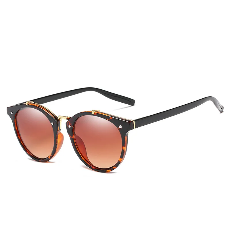 Очки солнцезащитные женские круглые в винтажном стиле с градиентом|round sunglasses