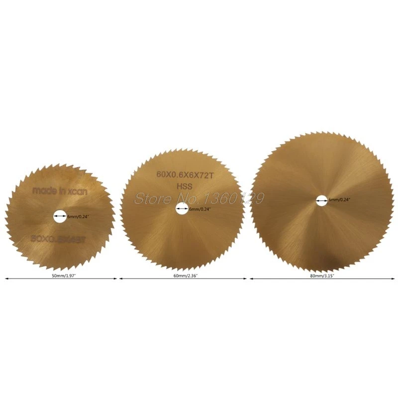 Мини круговой TI покрытием HSS пильный диск ультра тонкий роторный резак