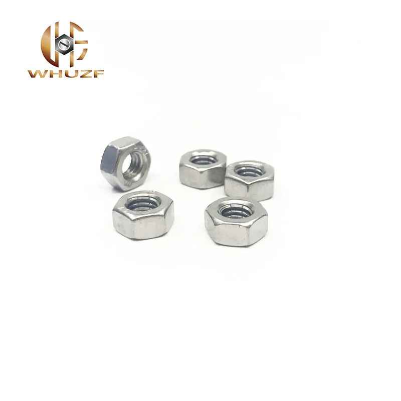 20 шт. M1/M1.2/M1.4/M1.6/M2/M2.5/M2.6/M3 Метрическая резьба DIN934 304 шестигранные гайки из