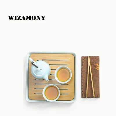 Set WIZAMONY китайский Di Kiln голубой фарфор Celadon нефритовые чайные чашки чайный горшок чайная чашка чаша чайный набор кунг-фу заварочный чайник чайный набор - Цвет: Set