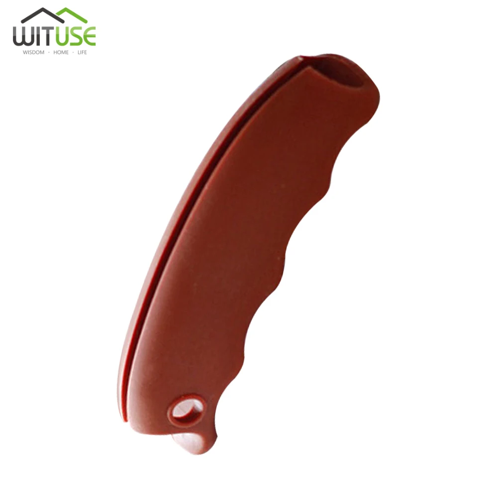 Coffee Silicone Portable Vegetable Device Labor Saving Shopping Bag Carry Holder with keyhole Handle Comfortable Grip Protect Hand Tool - Цвет: Coffee