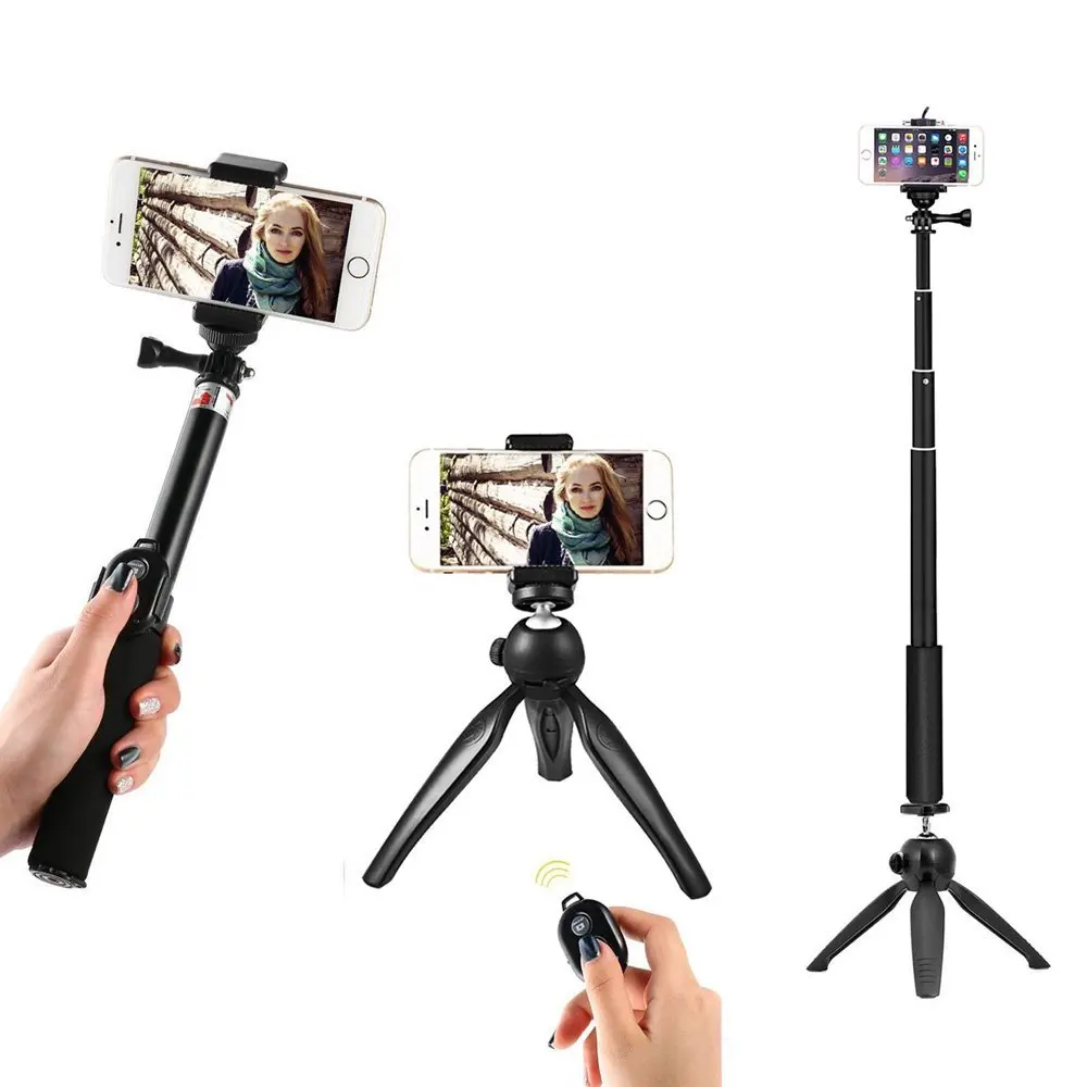 Селфи палка Gopro с дистанционным управлением по Bluetooth для iPhone X 8 Huawei Samsung S10 + 9 NOTE