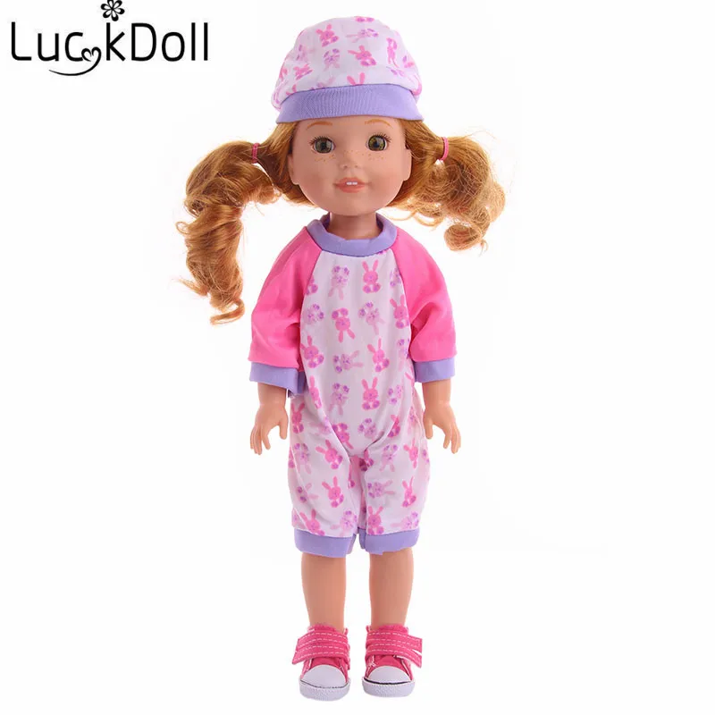 LUCKDOLL высококачественные красочные пижамы ручной работы одежда платье костюм для