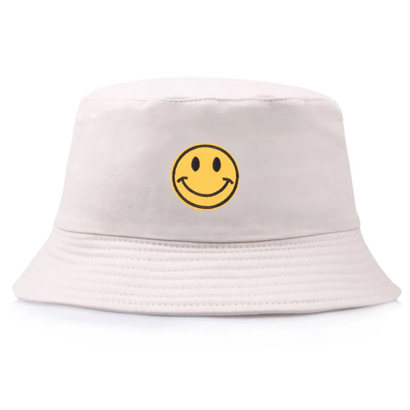 

Laugh Cotton Anti Letter Bucket Hat Fisherman Outdoor Travel Hat Sun Cap Hats for Men and Women Sun Protector Hat Harajuku F03