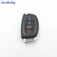 remote key shell for hyundai ix45 santa fe keyless entry fob cover auto replacement parts for hyundai car key no logo