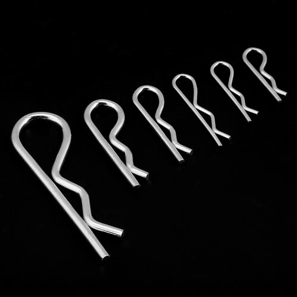 150 шт./лот R штифты 6 размеров Тракторные с пластиковой коробкой Ассортимент