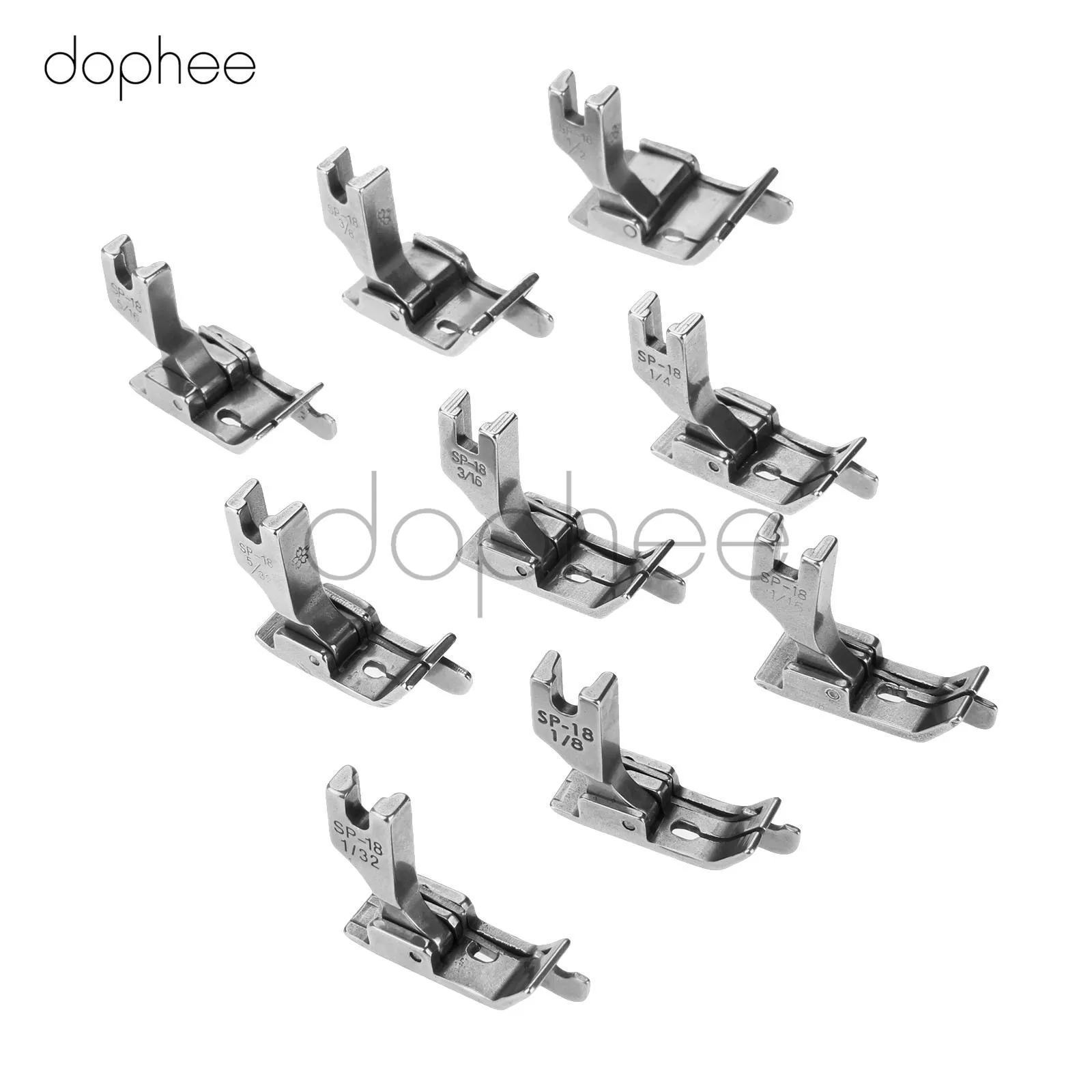 Dophee 1 шт. практичная прижимная лапка SP18 плоская односторонняя стальная на молнии
