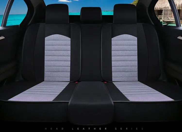 Универсальные льняные автомобильные чехлы для Mercedes Benz A B C D E S серии Sprinter Maybach CLA CLK Автоаксессуары для стайлинга автомобилей