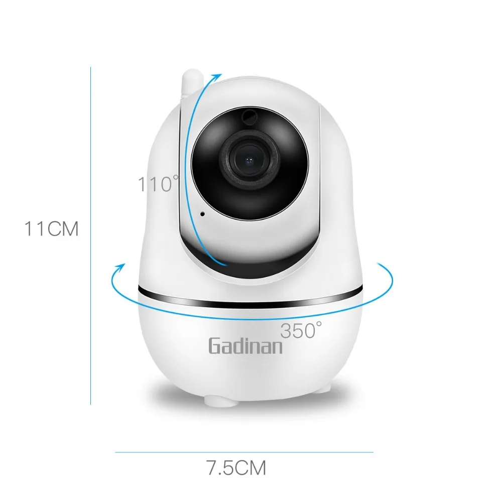 GADINAN беспроводная камера 1080 P WiFi ip-камера видеонаблюдения домашняя безопасности