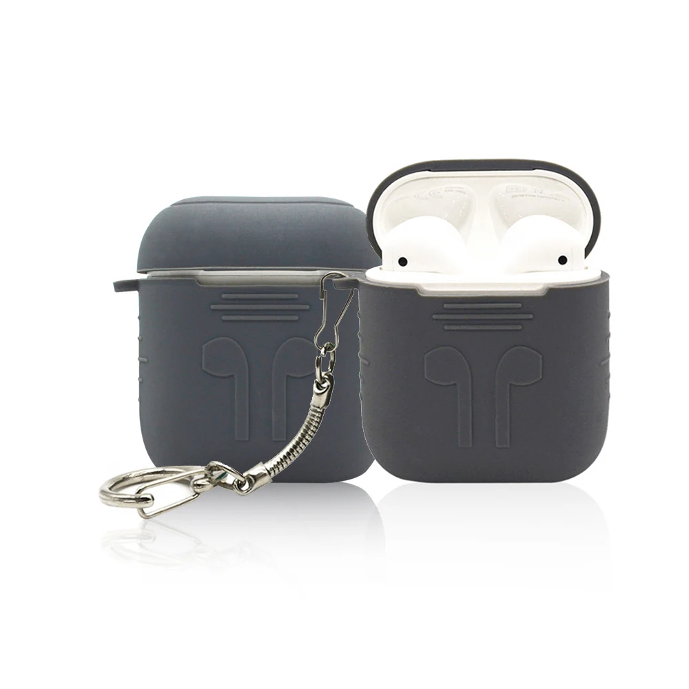 Для Apple Airpods Bluetooth гарнитура силиконовый чехол анти падение/пылезащитный чехол для наушников Аксессуары для наушников