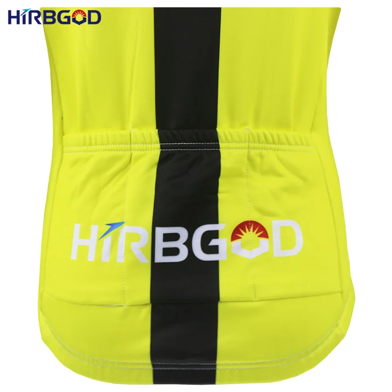 HIRBGOD, простые майки для горного велосипеда с длинным рукавом, женская желтая Высококачественная Теплая Флисовая велосипедная одежда, Ropa Ciclismo, NR188