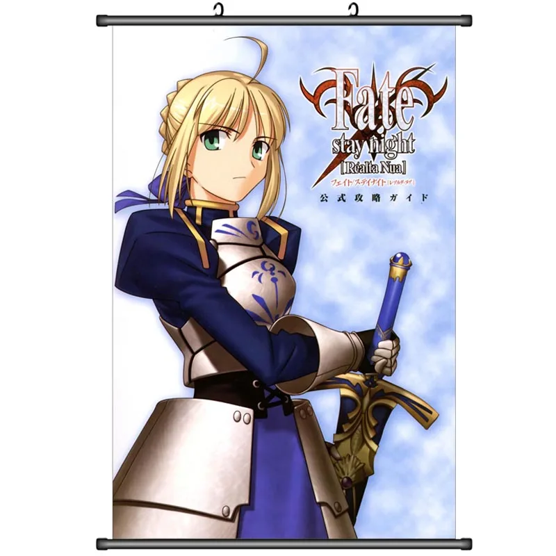 Японский аниме Fate/Grand Order FGO Fate/Zero Altria Pendragon Saber King Arthur домашний Декор настенный