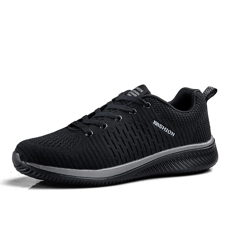 Мужские сетчатые Прогулочные кроссовки легкие дышащие Нескользящие на шнуровке